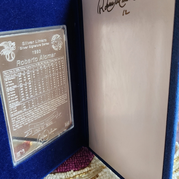 1993 Silver Liners Roberto Alomar limited edition - Picture 7 of 9